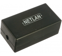 Кабельный соединитель NETLAN IDC-IDC, категория 5e, неэкранированный, черный, 10шт. EC-UCB-IDC-UD2-BK-10
