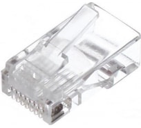 Коннекторы VCOM RJ-45, 8P8C, для UTP кабеля, 6 категория, упаковка 20шт. NM006-1/20