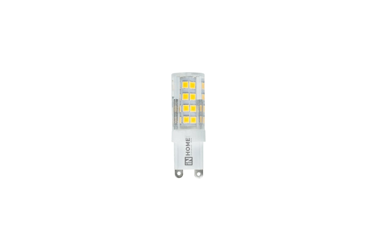 Светодиодная лампа IN HOME LED-JCD-VC 3Вт 230В G9 4000К 270Лм 4690612019864