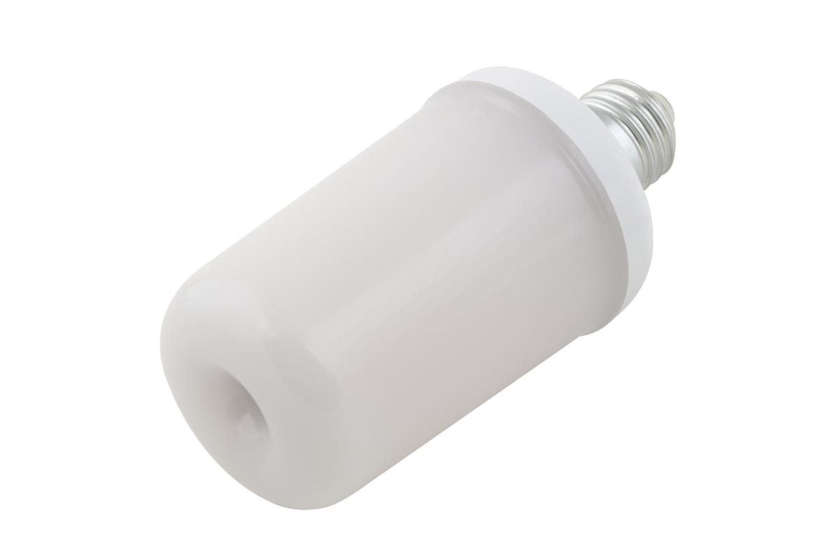 Светодиодная лампа Uniel Декоративный эффект пламени LED-L60-6W/FLAME/E27/FR PLD01WH UL-00003360