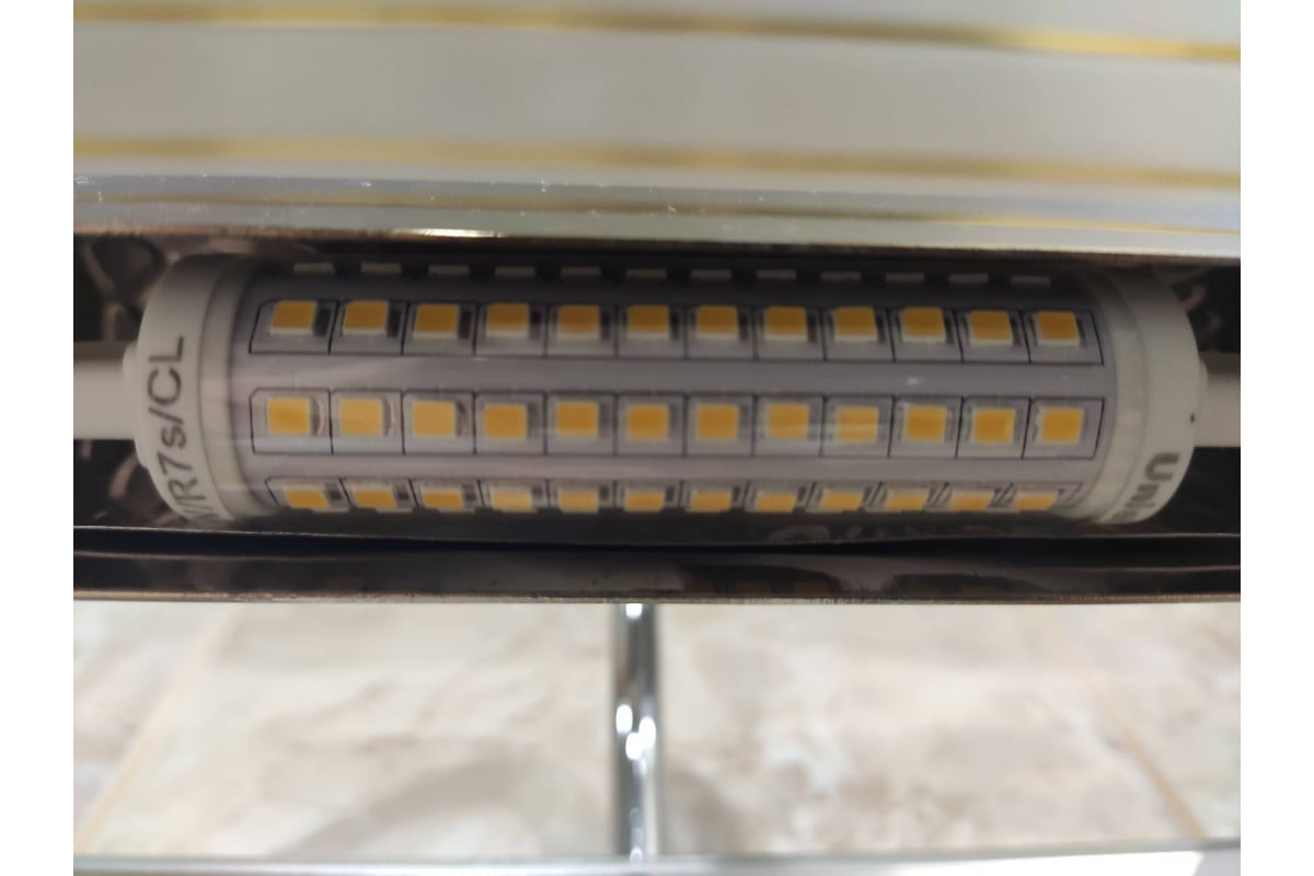 Светодиодная лампа Uniel прозрачная LED-J118-12W/WW/R7s/CL PLZ06WH UL-00001555