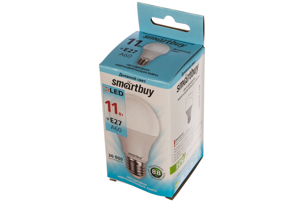 Светодиодная лампа Smartbuy LED A6011W/4000/E27 SBL-A60-11-40K-E27-A