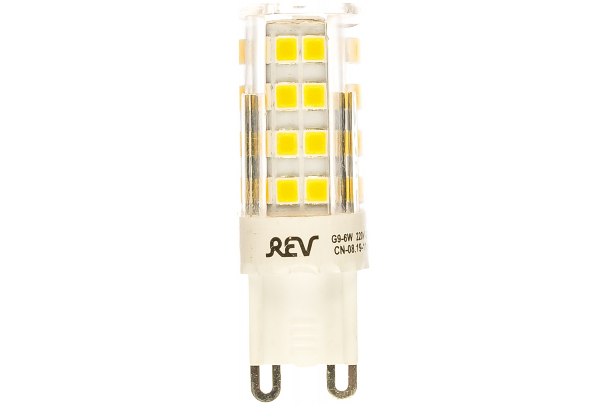 Светодиодная лампа REV JCD G9 6W 2700К 32383 9