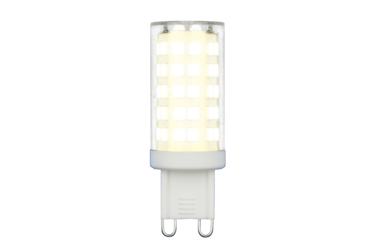 Светодиодная лампа Uniel LED-JCD-9W/4000K/G9/CL GLZ09TR прозрачная UL-00006489