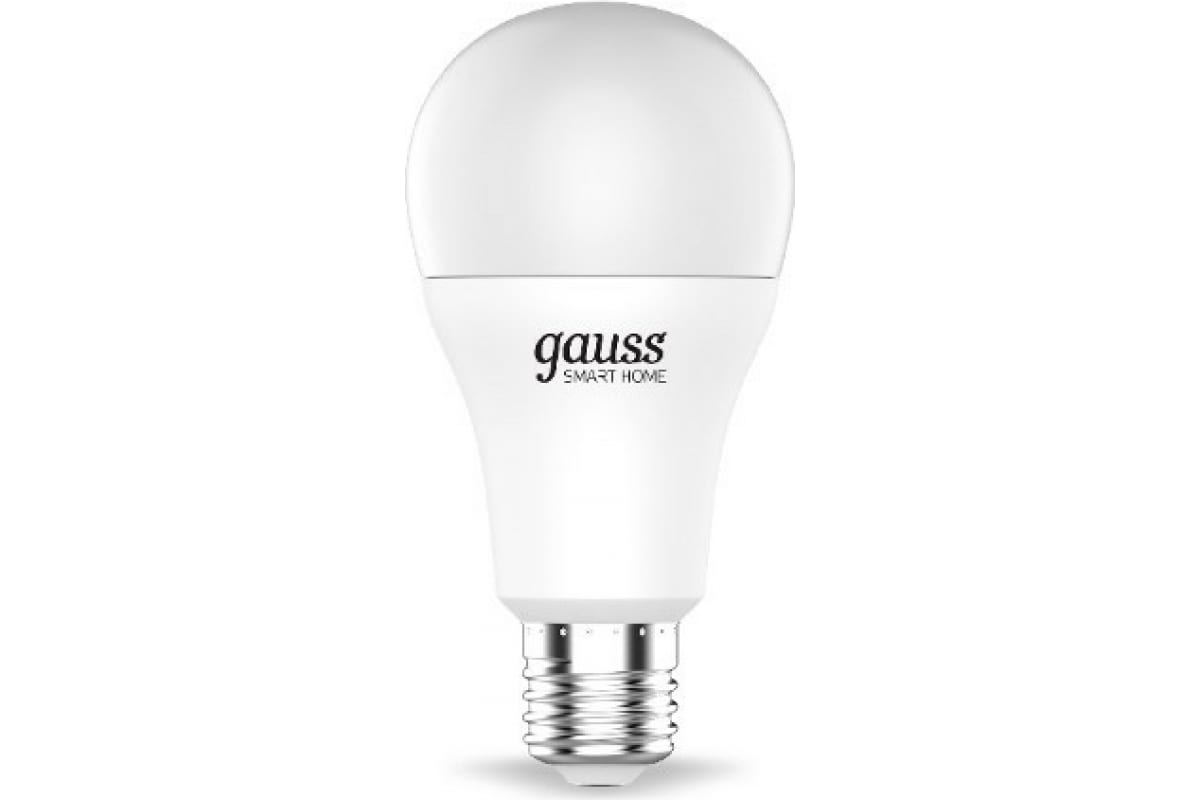 Светодиодная лампа Gauss Smart Home RGBW E27 A60 10Вт 2700-6500K 1180112