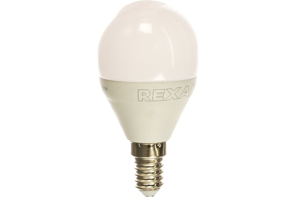 Светодиодная лампа REXANT Шарик 115 Вт E14 1093 лм 2700 K теплый свет 604-041
