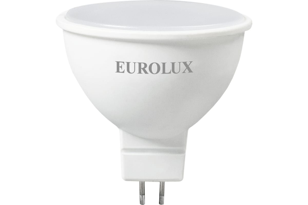 Лампа Eurolux светодиодная LL-E-MR16-7W-230-4K-GU5.3 /рефлектор 7Вт нейтр. GU5.3/  76/2/24