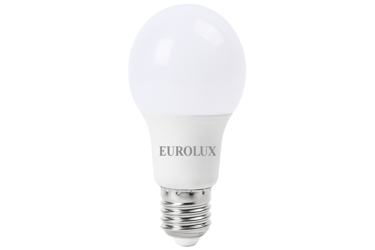 Светодиодная лампа Eurolux LL-E-A60-7W-230-4K-E27/груша 7Вт нейтральный Е27 76/2/12