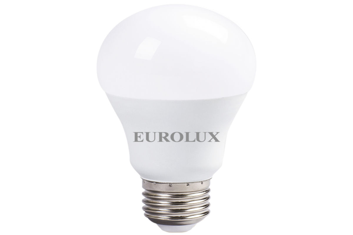Светодиодная лампа Eurolux LL-E-A60-15W-230-27K-E27/груша 15Вт теплый белый Е27 76/2/19