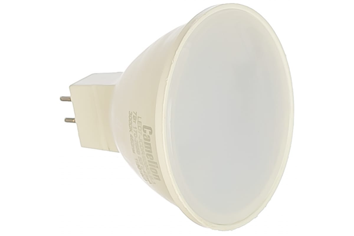 Светодиодная лампа 7Вт 220В Camelion LED7-JCDR/830/GU5.3 11656
