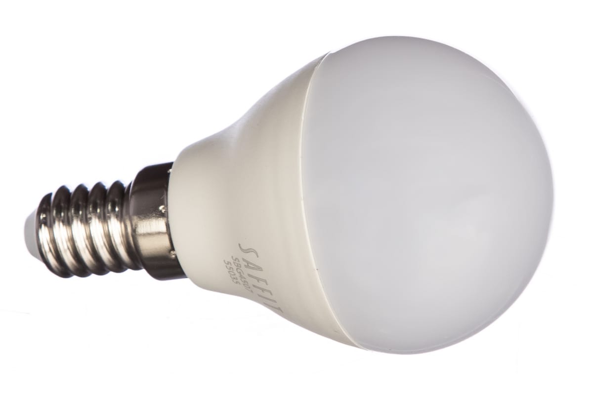 Светодиодная лампа SAFFIT SBG4507 Шарик E14 7W 4000K 55035
