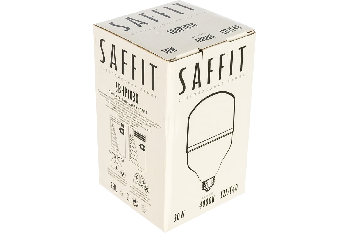 Светодиодная лампа SAFFIT SBHP1030 30W 230V E27-E40 4000K 55090