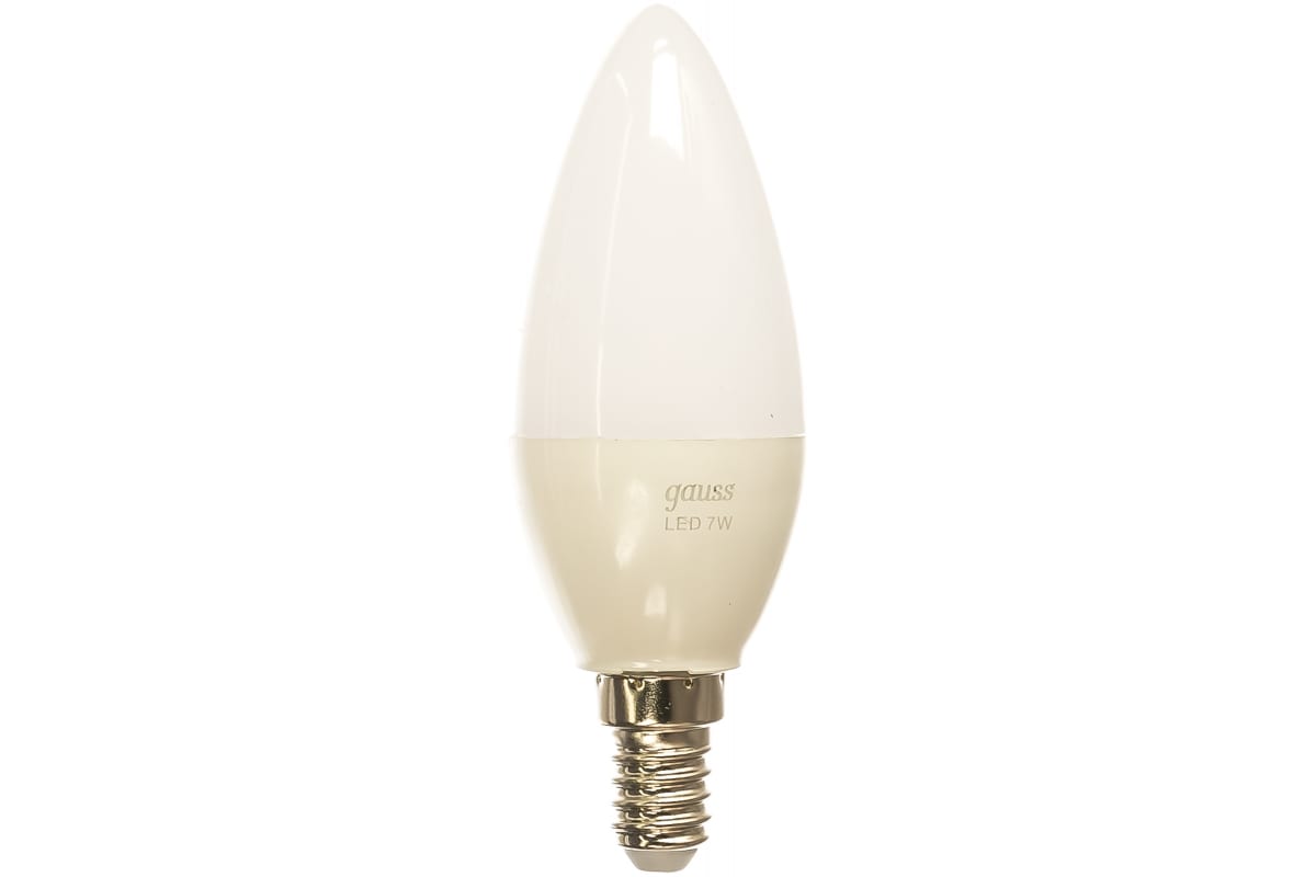 Лампа Gauss LED Свеча E14 7W 550lm 4100К step dimmable 103101207-S