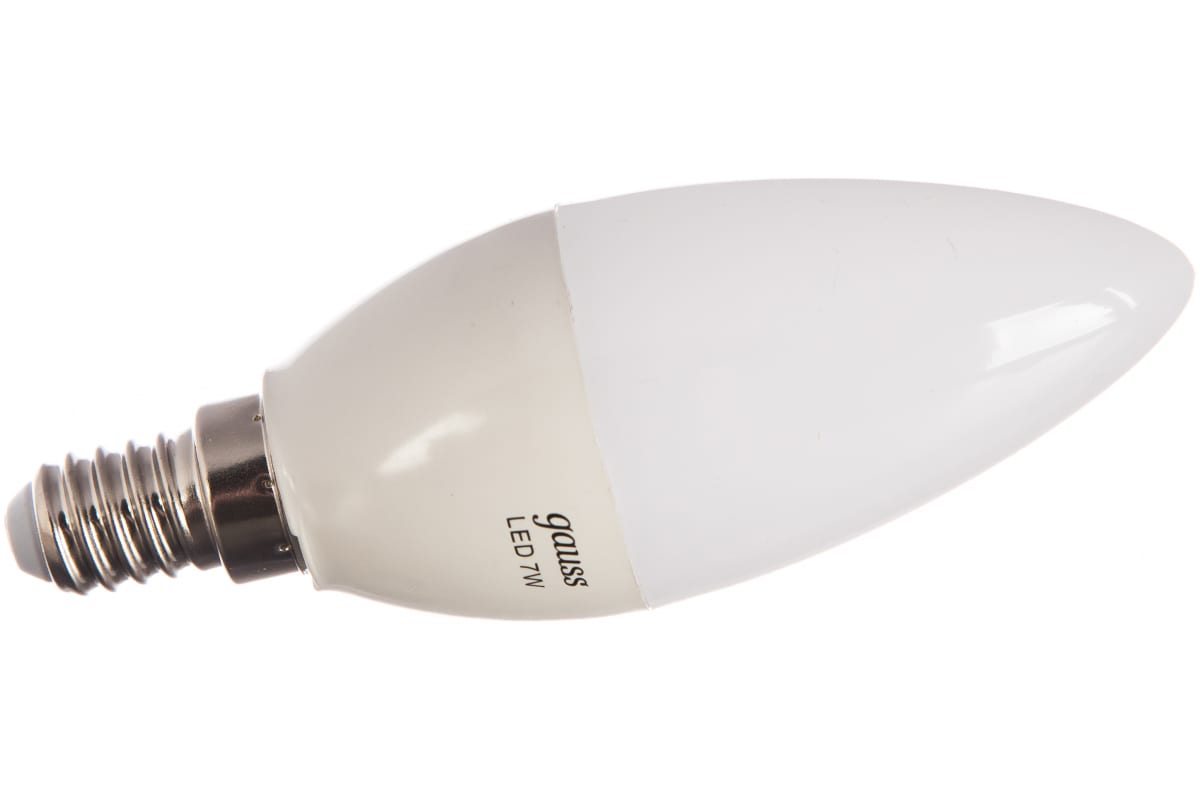 Лампа Gauss LED Свеча E14 7W 520lm 3000К step dimmable 103101107-S