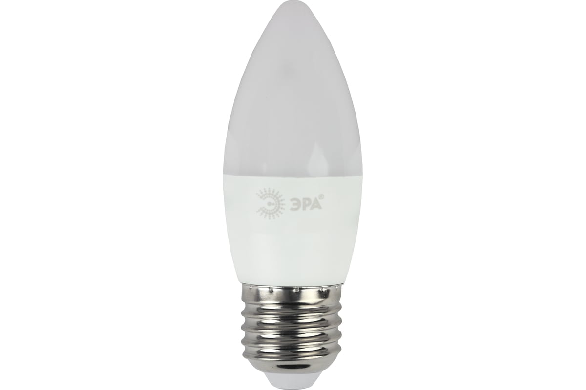 Светодиодная лампа ЭРА LED B35-7W-860-E27 свеча холодный Б0031413