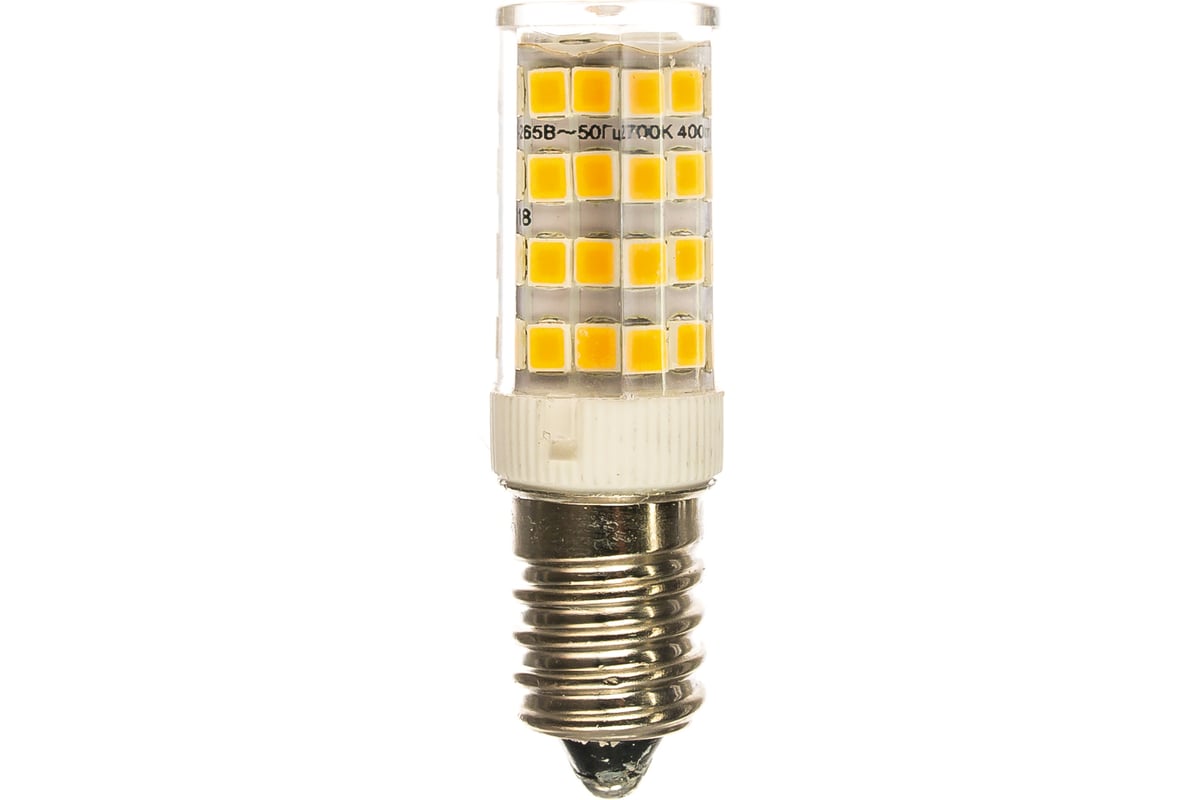 Светодиодная лампа ЭРА LED T25-5W-CORN-827-E14 капсула теплый Б0033030