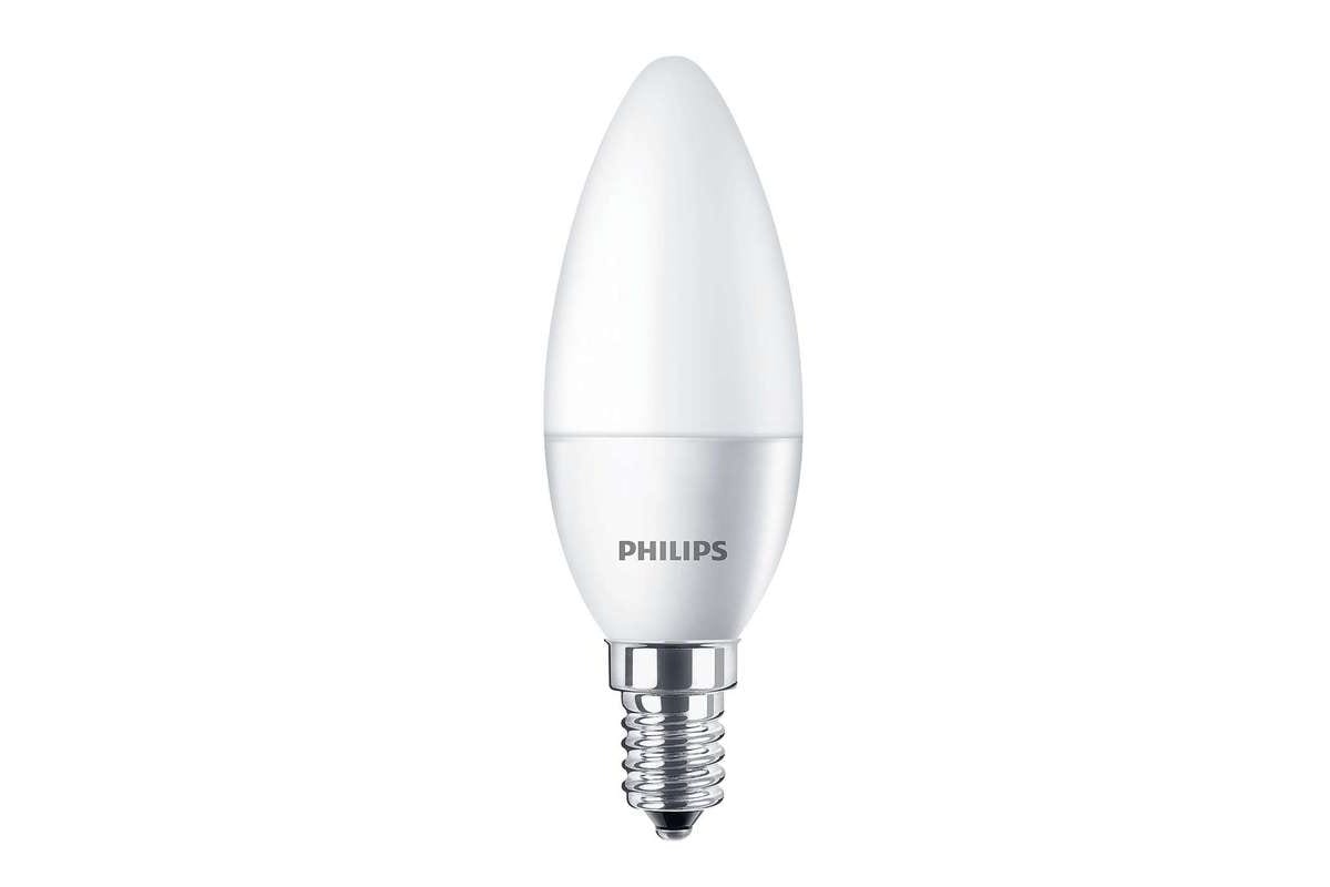 Светодиодная лампа PHILIPS ESSLED Candle 6.5-75Вт E14 нейтральный белый свет 1267367