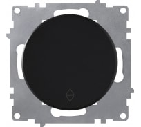 Перекрестный одноклавишный выключатель OneKeyElectro цвет чёрный (уп.10 шт) 1E31451303