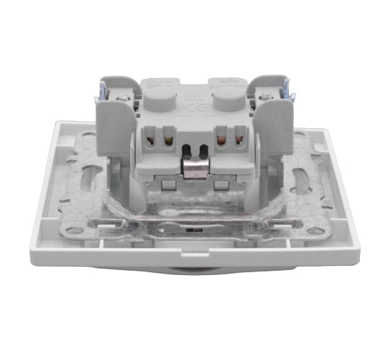 1-местная розетка EKF Минск СП 16А с заземлением, с крышкой, с ...