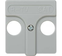 Накладка на телевизионную розетку Simon R-TVSAT, широкий модуль, S27, серый 27097-37