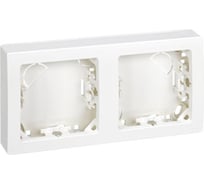 Горизонтальная рамка Simon S73 Loft, 2 поста, 75х146мм, белый С73620-0060