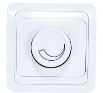 Поворотный светорегулятор, белый RL 600Вт TDM Валдай SQ1804-0016