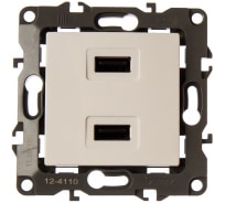 Зарядное устройство USB ЭРА 12-4110-01, 230В/5В-2100мА, IP20, белый Б0027491