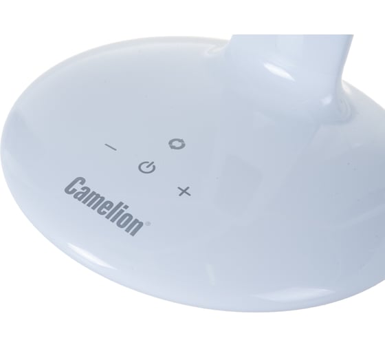Настольный светильник Camelion KD-823 C01 белый LED 8Вт, 230В, 500Лм, сенсорный, термометр, регулировка яркости и цветовой температуры, с зеркалом 13523 3