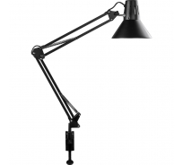 Настольный светильник FERON под лампу E27, max 60W, 230V на струбцине, черный, DE1430 24233