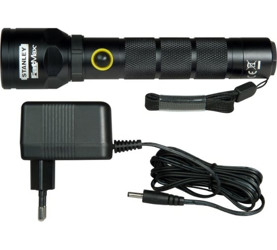 Аккумуляторный светодиодный фонарь Stanley FatMax Aluminium Torch Rechargeable 1-95-154 - цена, отзывы, характеристики, фото - купить в Москве и РФ
