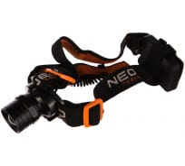Головной фонарик NEO Tools 250 люменов, зум, CREE XPE, батарейки 3xAAA 99-201