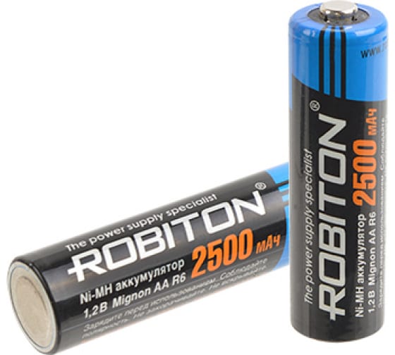 Аккумулятор ROBITON 2500MHAA-2 BL2 (2шт) 8793 2