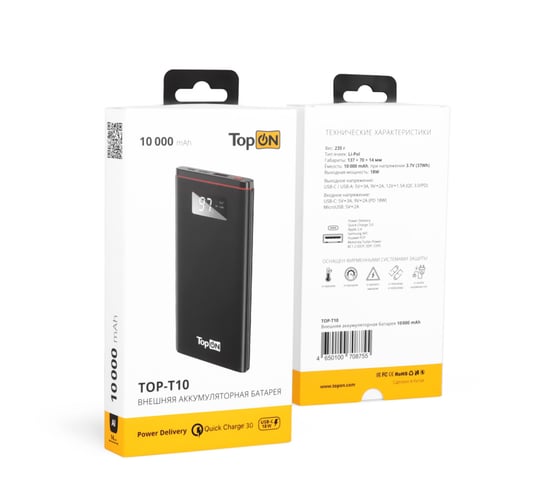 Универсальная внешняя батарея TopON TOP-T10 8