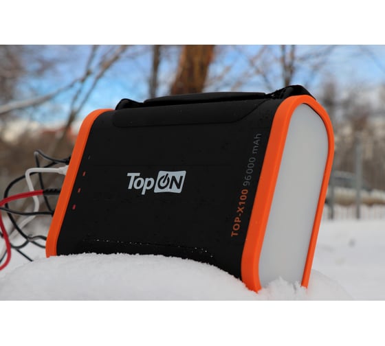 Универсальная внешняя батарея TopON 96000 мА/ч 307 Wh для кемпинга и путешествий с портом USB TOP-X100 6