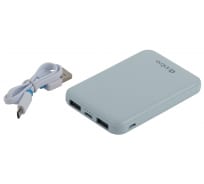 Power bank Intro PB600 USB зарядки 25, 5000 mAh, синий Б0046320