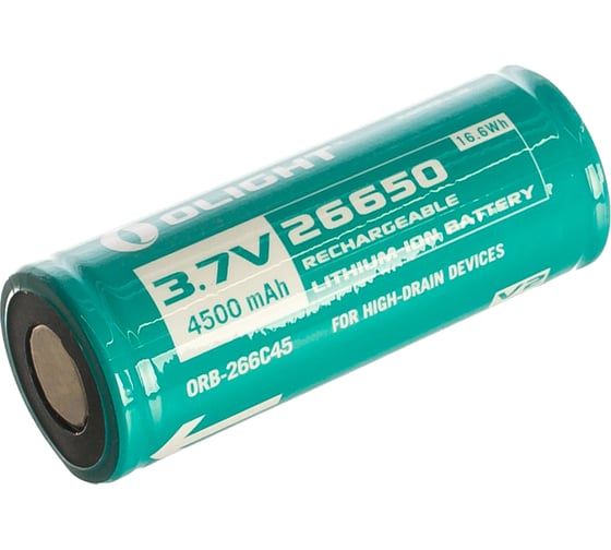 Купить аккумулятор olight li-ion orb-266c45 26650 (3.7 в, 4500 mah) mv-927291 в Тюмени - цены, отзывы, характеристики, доставка, гарантия, инструкция