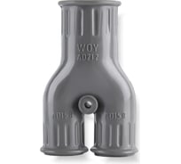 Муфта для гофрированных труб Weyer WQY-21.2/2x21.2G - разветвитель тройник, WE3500500