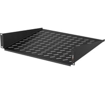 Фронтальная полка TLK 19, 2U, Г300мм, черная TLК-SHFR-300-BK