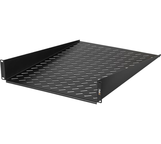 Фронтальная полка TLK 19, 2U, Г600мм, черная TLК-SHFR-600-BK 1