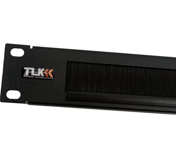 Щёточный ввод TLK 19, 1U, черный TLК-BRSH-1U-BK TLK-BRSH-1U-BK