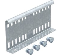 Соединитель OBO Bettermann LVG 110 FS, продольный, для лестничных лотков, L=250, сталь, конвейерный цинк (10 штук/упаковка) 6216545