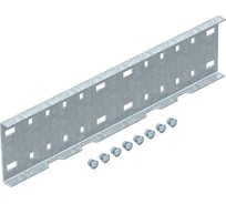 Соединитель OBO Bettermann WRVL 110 FS, продольный, к лоткам для больших расстояний, L=500, сталь, конвейерный цинк (2 штук/упаковка) 6091164