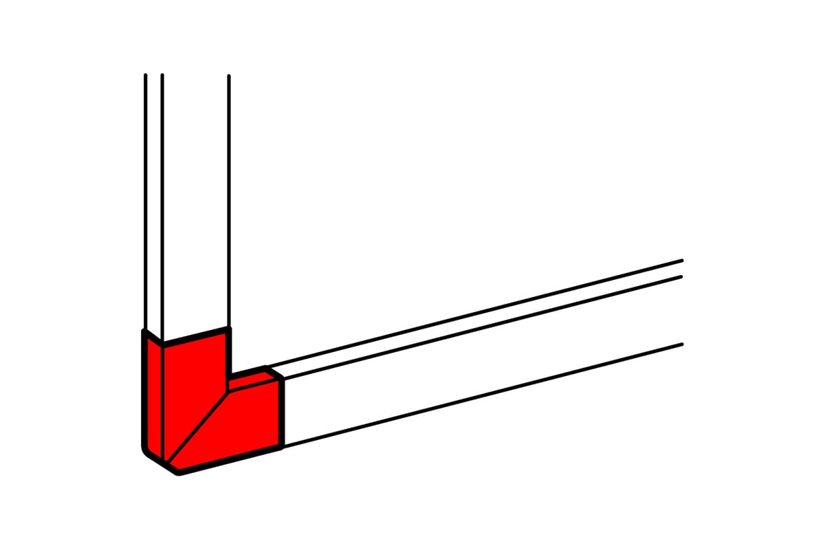 Плоский угол 15x10 мм metra