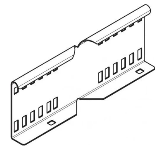 Соединитель OBO Bettermann LWVG 110 A2, продольный/угловой, для лестничных лотков, L=300, нержавеющая сталь (10 штук/упаковка) 6216590