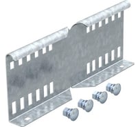 Соединитель OBO Bettermann LWVG 110 FS, продольный/угловой, для лестничных лотков, L=300, сталь, конвейерный цинк (10 штук/упаковка) 6216587