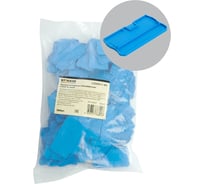 Торцевая заглушка для ЗНИ ld552 STEKKER 4 мм2 (jxb st 4), 100шт в упаковке, синий, 49201