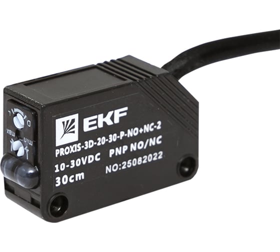Оптический бесконтактный датчик EKF PROXIS-3D-20-30-P-NO+NC-2