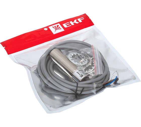 Оптический бесконтактный датчик EKF PROXIS-3D-18-10-P-NO+NC-2