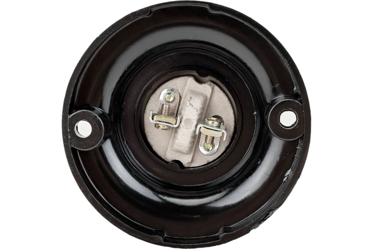 Патрон TOKOV ELECTRIC карболитовый потолочный E27 черный TKE-C05-PKB/P ...