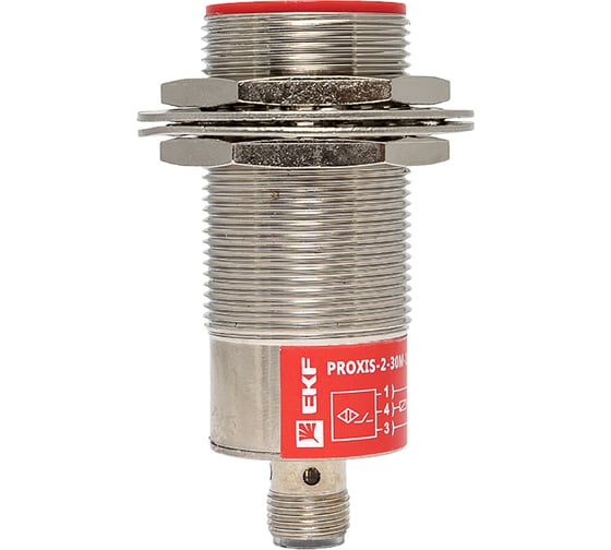 Индуктивный бесконтактный датчик EKF PROXIS-2-30M-10-N-NO-M12